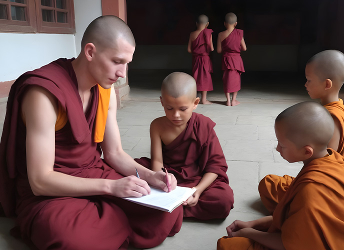 Teach in Monastery in Nepal